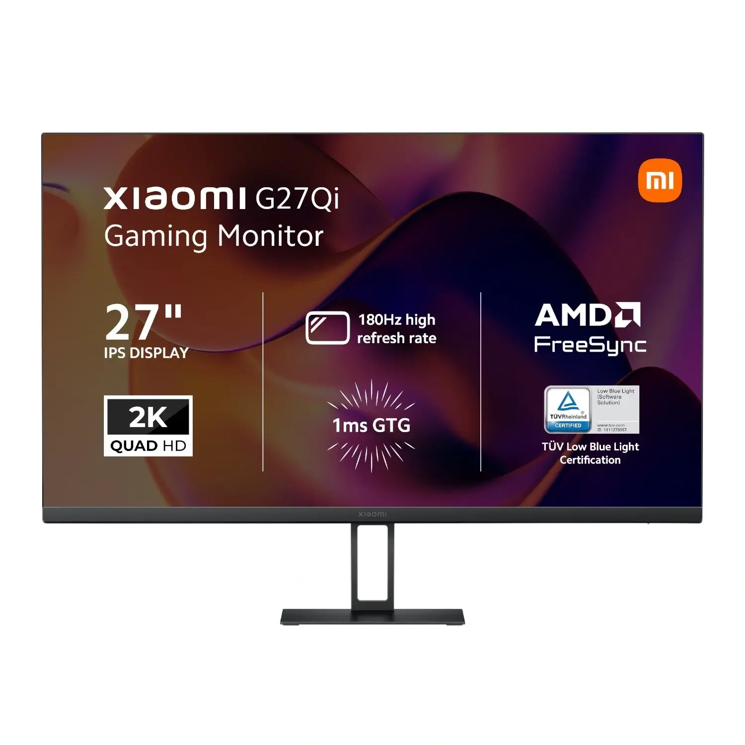 Xiaomi G27Qi 27-inch WQHD 2K Fast IPS 180Hz 1ms Gaming Monitor