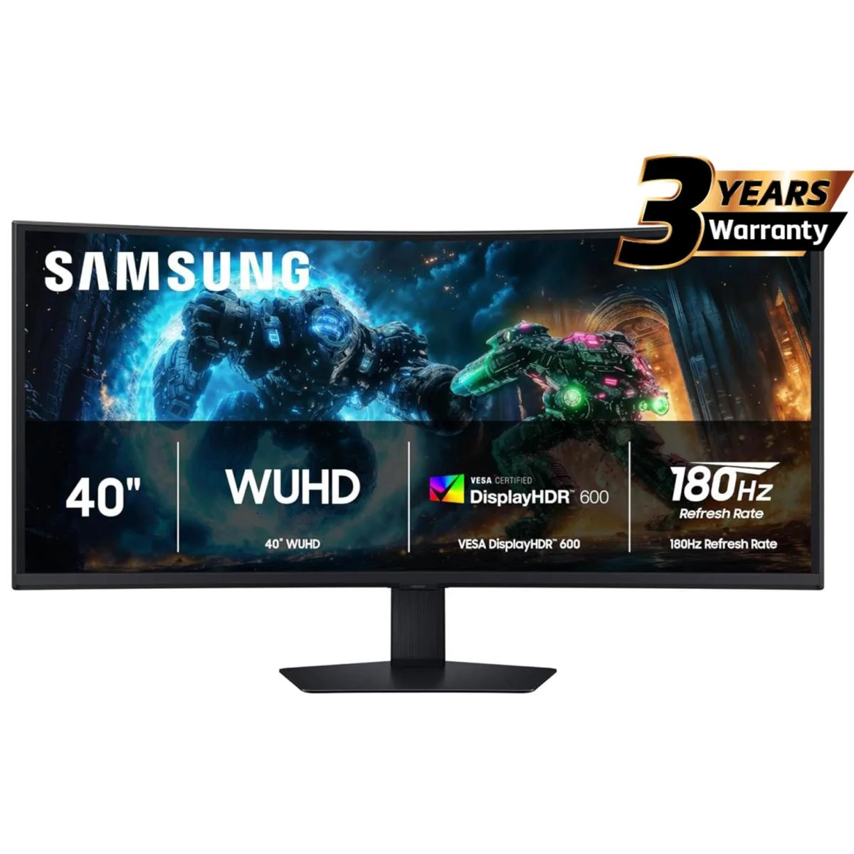 Samsung Odyssey G7 FG750 40-Inch Curved WUHD 5K2K VA Gaming Monitor, 180Hz, 1ms