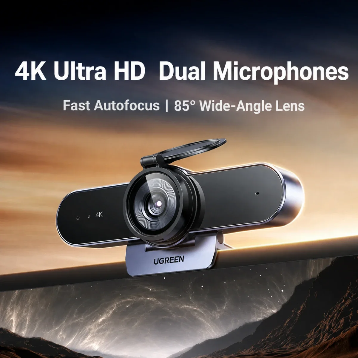 Ugreen CM827 4K USB 3.0 Webcam with TOF Autofocus - Image 2