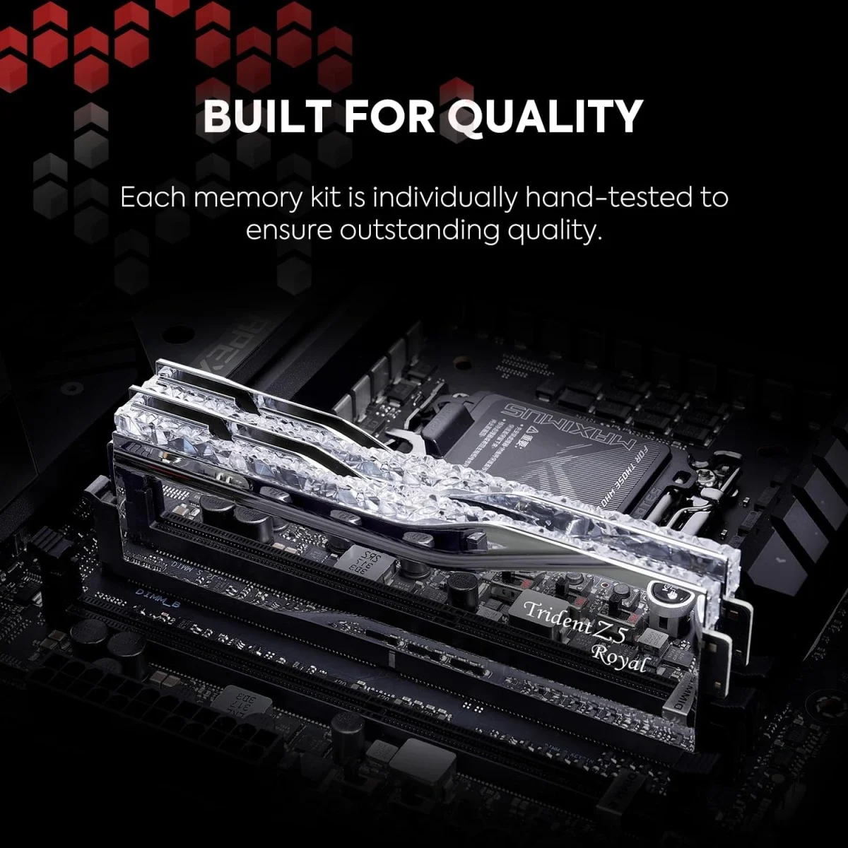 G.SKILL Trident Z5 Royal RGB DDR5 32GB (2x16GB) 6400MHz Desktop Memory - Silver - Image 5