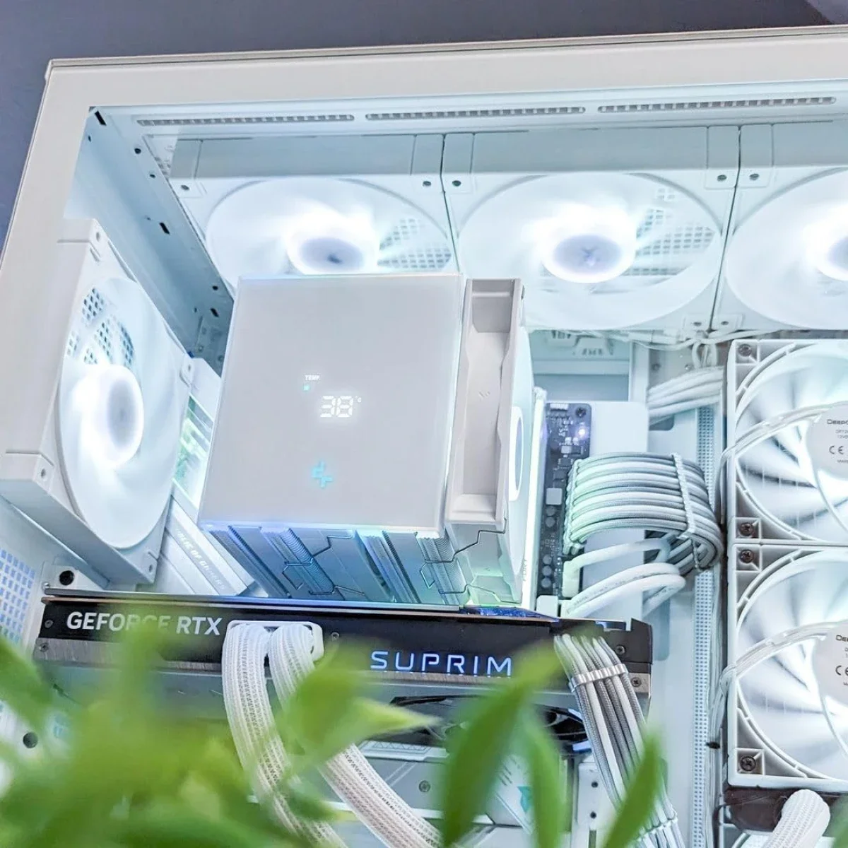 DeepCool AK620 Digital White CPU Air Cooler 260W TDP Dual-Tower with ARGB Display - Image 6