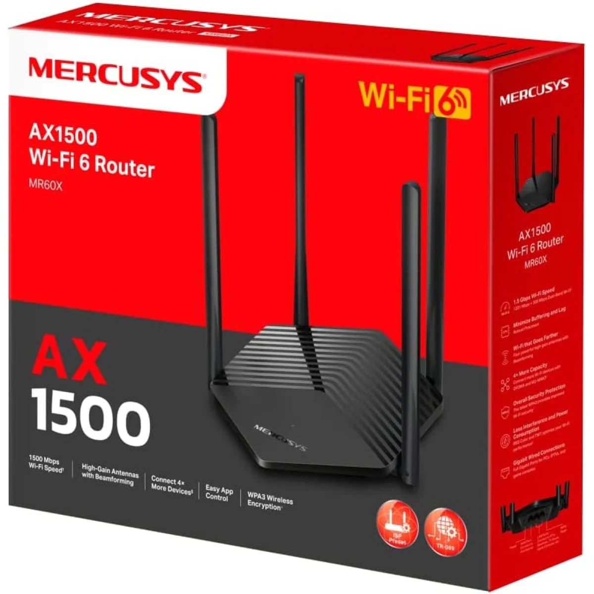 MERCUSYS MR60X AX1500 Wi-Fi 6 Dual-Band Gigabit Router