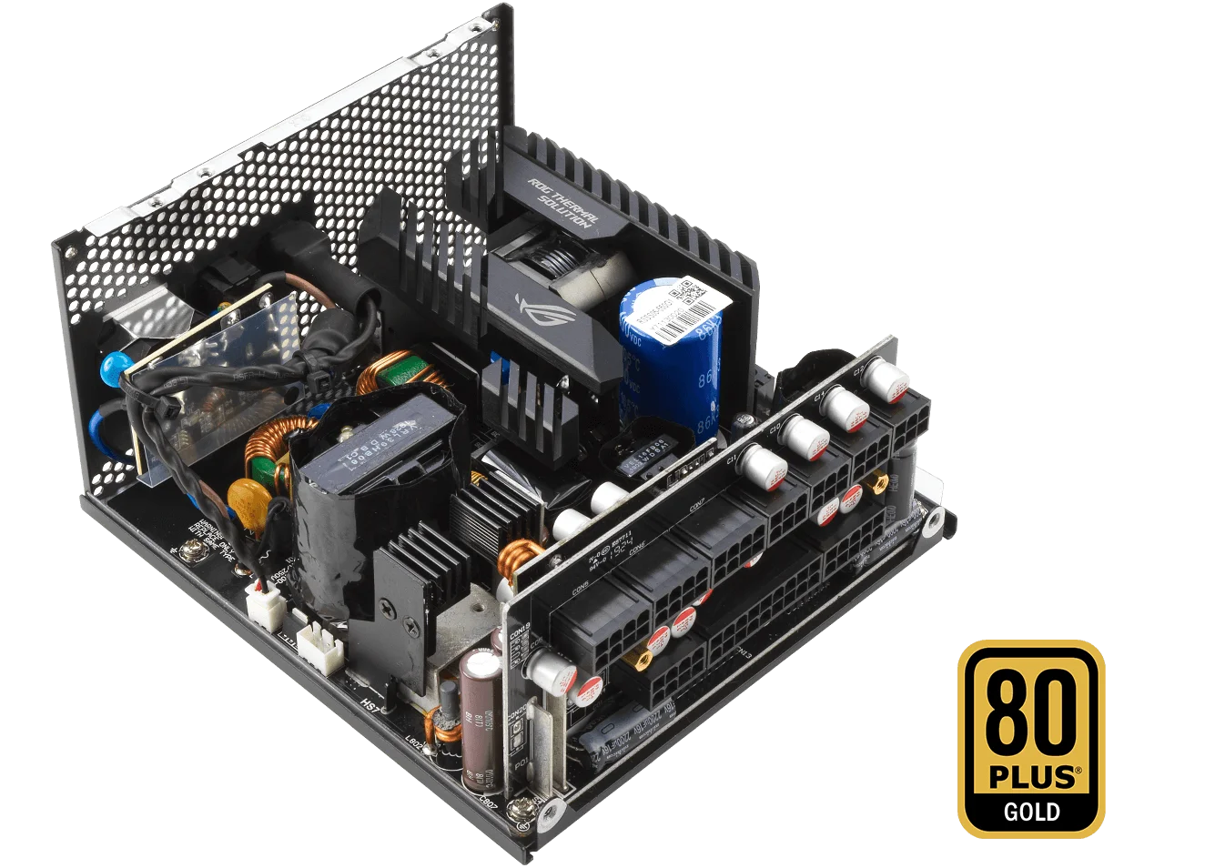 مزود طاقة Asus ROG Strix 850W GUNDAM Edition معياري بالكامل بشهادة 80 Plus Gold - Thumbnail 6