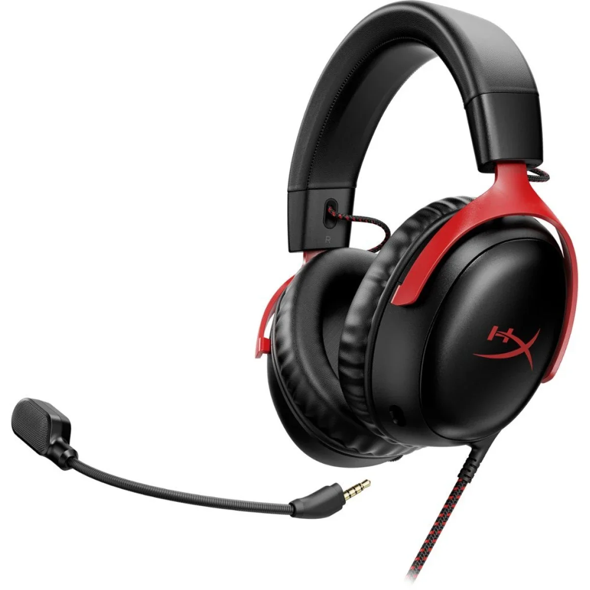 سماعة ألعاب HyperX Cloud III سلكية بمحركات 53 مم وصوت DTS المكاني - أحمر - Thumbnail 2
