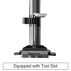 North Bayou H180 Dual Monitor Desk Mount Arm for 2 Screens up to 27-Inch, 9 kg Each, White - Thumbnail 13