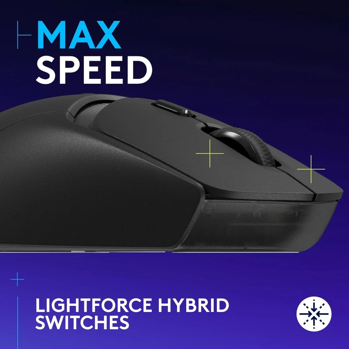 ماوس ألعاب Logitech G309 LIGHTSPEED لاسلكي، HERO 25K، أسود - Thumbnail 3