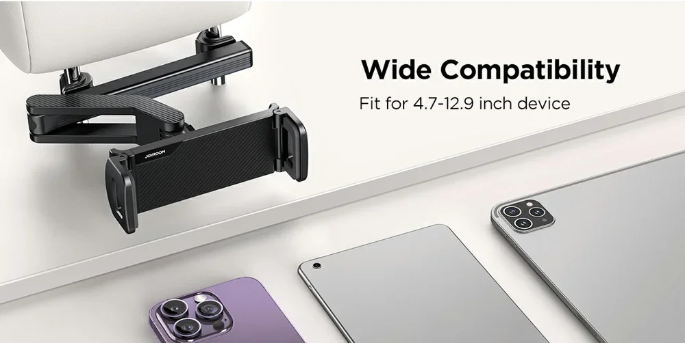 JOYROOM JR-ZS369 Car Headrest Mount for Phones and Tablets with 360° Rotation - Image 20