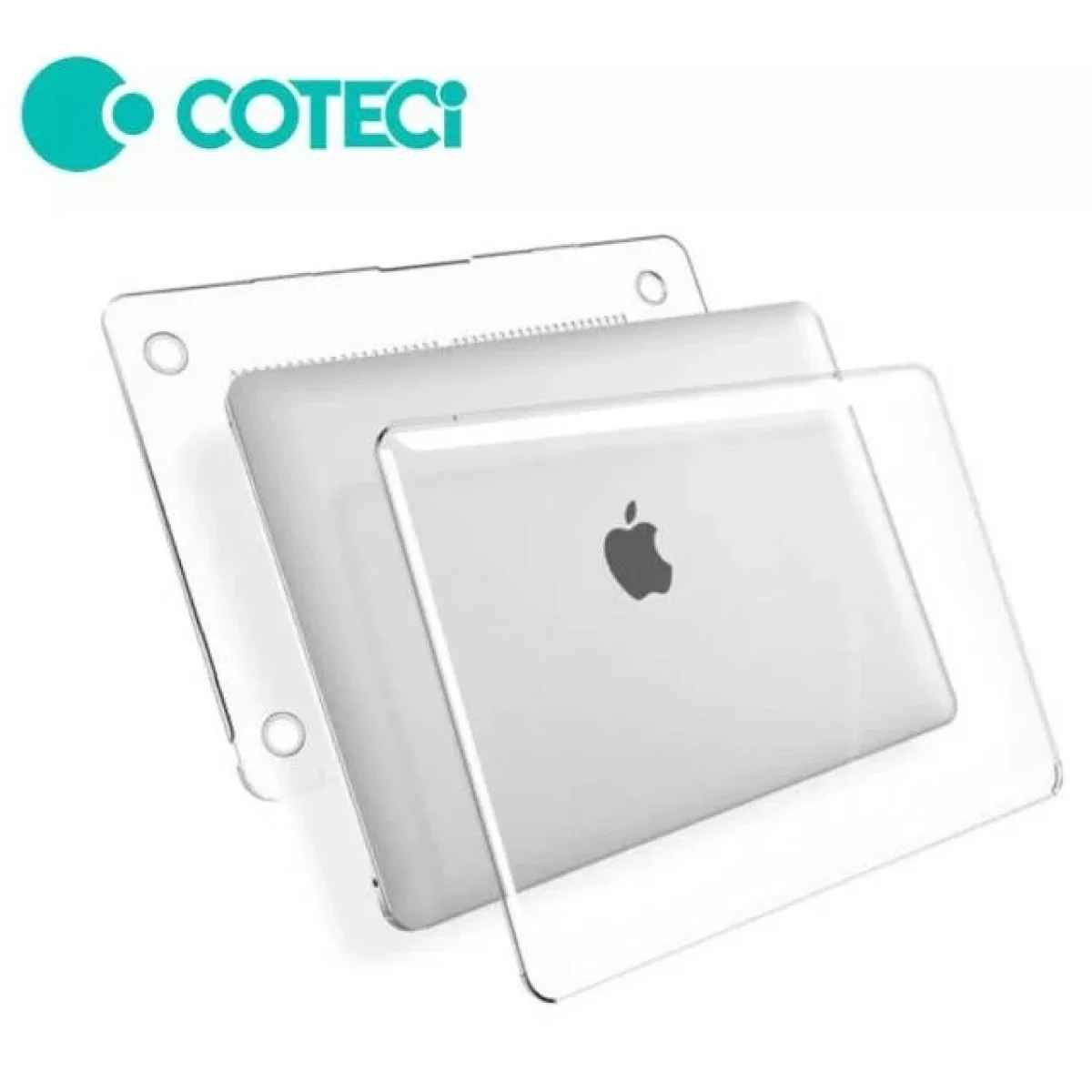 جراب Coteci كريستال شفاف لجهاز MacBook Air 15.3 إنش M2 وM3