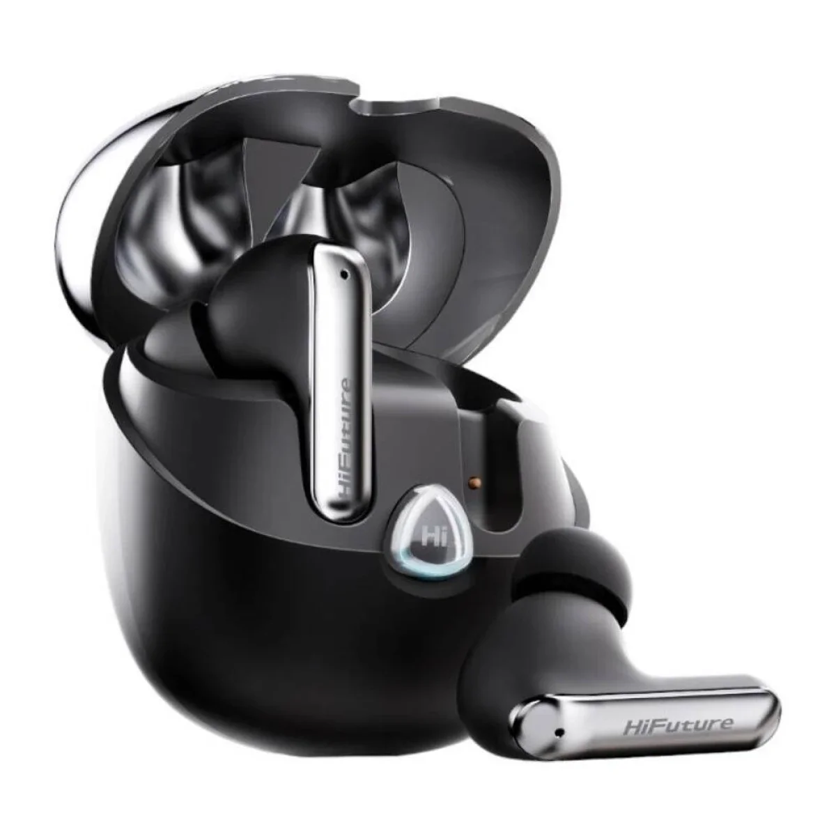 HiFuture Sonic Air TWS Earbuds with ENC, Bluetooth 5.3, 25 Hours Playtime, Black - Thumbnail 2
