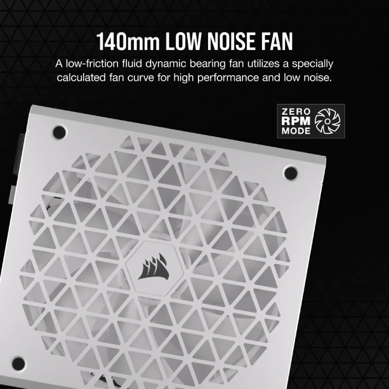 مزود طاقة Corsair RM850x SHIFT بقدرة 850 واط Gold أبيض CP-9020274-UK - Image 8
