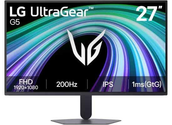 شاشة ألعاب LG 27G523B-B UltraGear G5 مقاس 27 إنش IPS Full HD، 200Hz، 1ms GtG، HDR10، FreeSync وG-SYNC Compatible، أسود - Thumbnail 11
