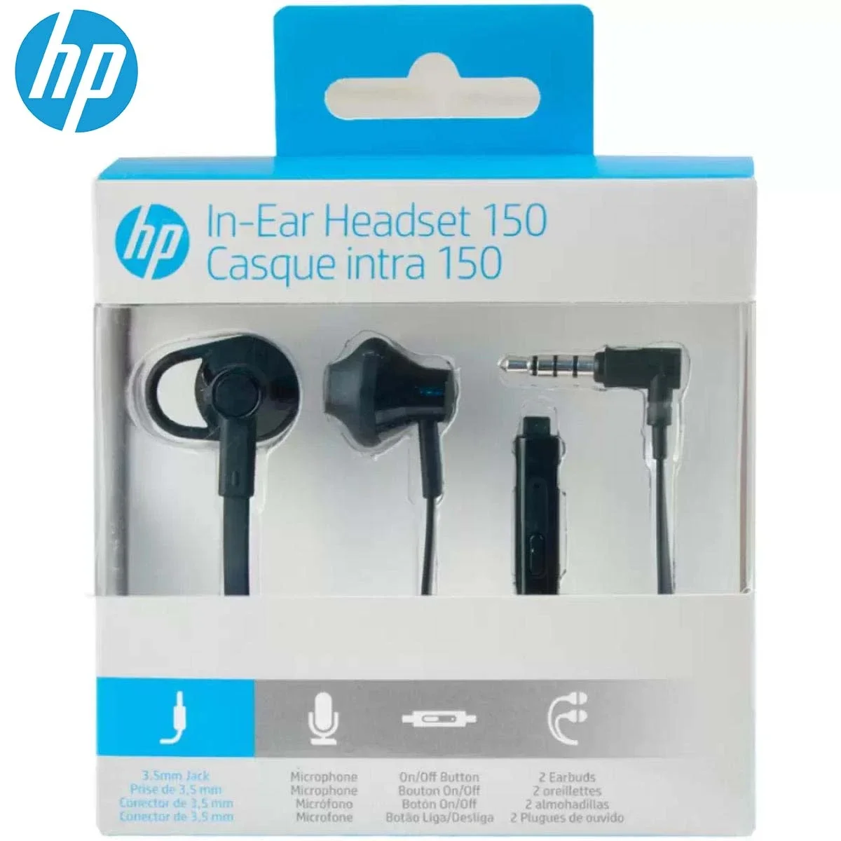 سماعات أذن HP Headset 150 سوداء X7B04AA