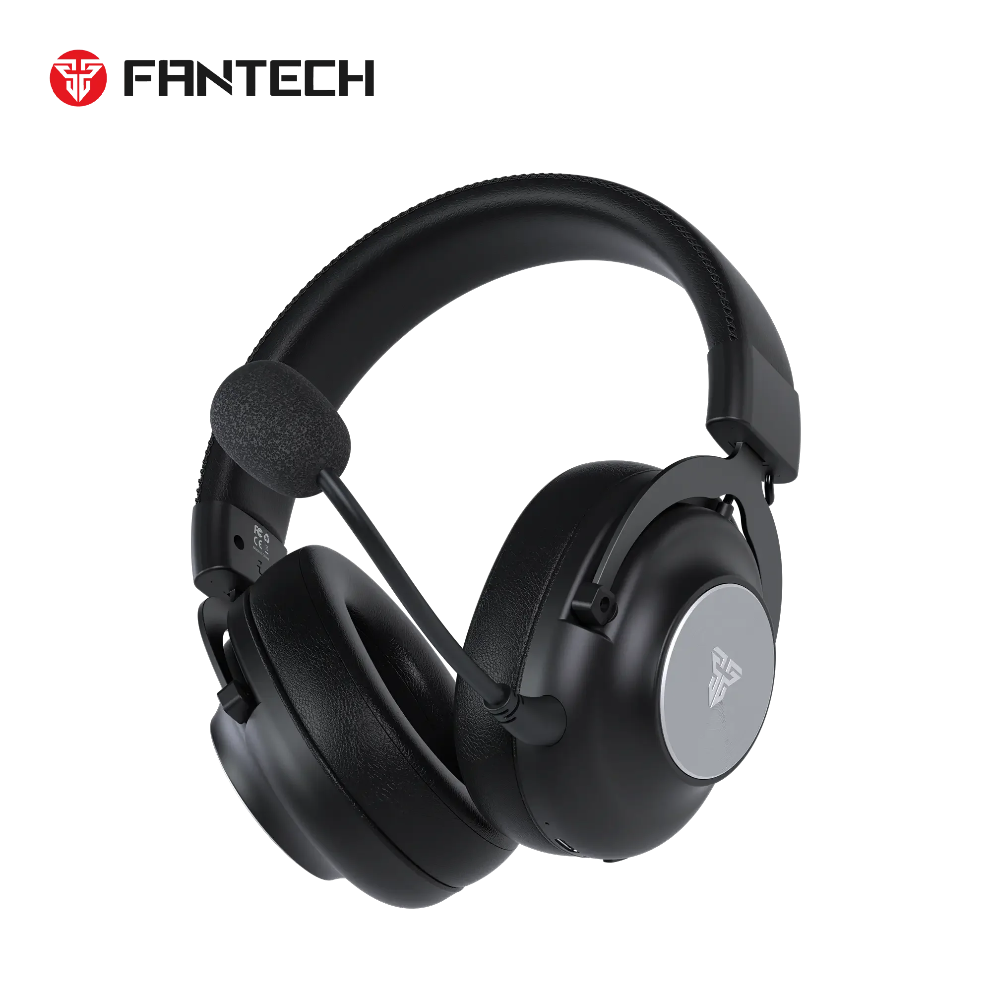 سماعة رأس Fantech WHG05 Stellar لاسلكية باللون الأسود باتصال ثلاثي الأوضاع - Image 2