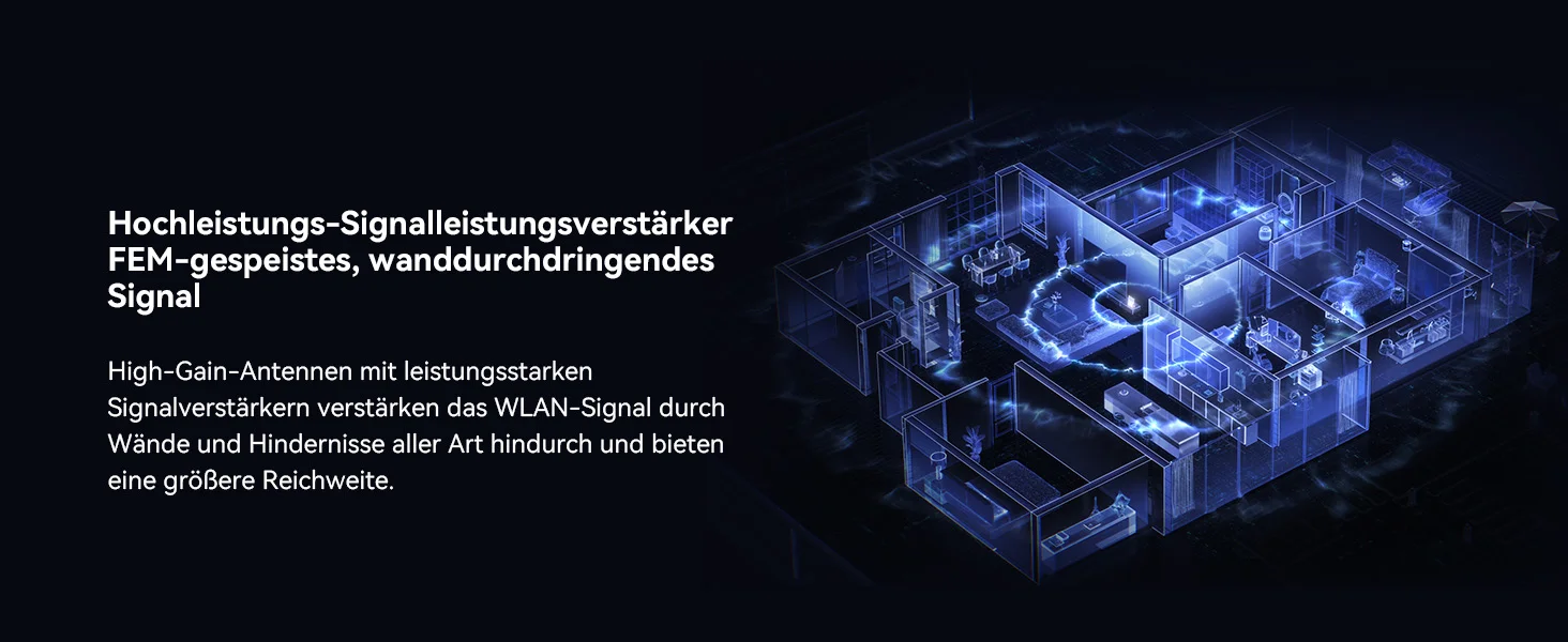راوتر HUAWEI WiFi BE3 ثنائي النطاق Wi‑Fi 7 BE3600 بسرعة 3.6 Gbps مع 1x2.5GE و3xGE - Thumbnail 13
