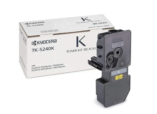 Kyocera TK-5240K Black Original Toner for ECOSYS M5526, 4,000 Pages - Image 2