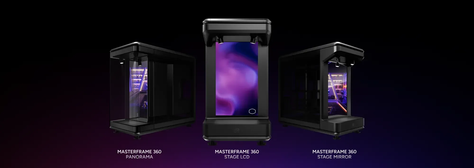 Cooler Master MasterFrame 360 STAGE LCD Open-Frame ATX PC Case with 430mm GPU Support - Thumbnail 12