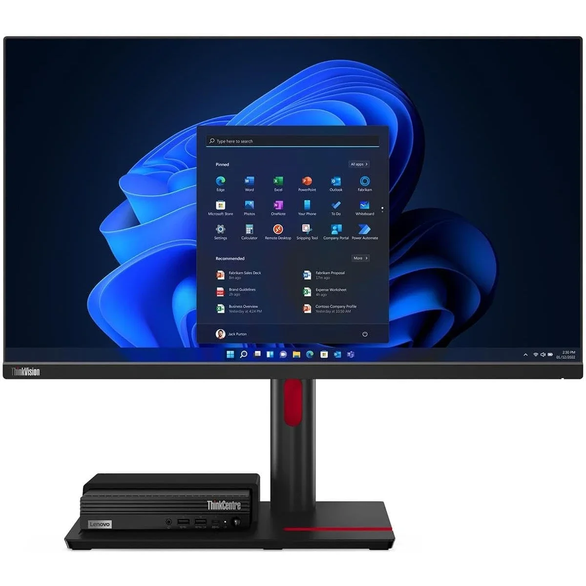 كمبيوتر مكتبي صغير Lenovo ThinkCentre M70q Gen 5 Tiny (2024) بمعالج Core i7 الجيل 14 و20 نواة، واي فاي وبلوتوث، كفالة 3 سنوات - Thumbnail 7