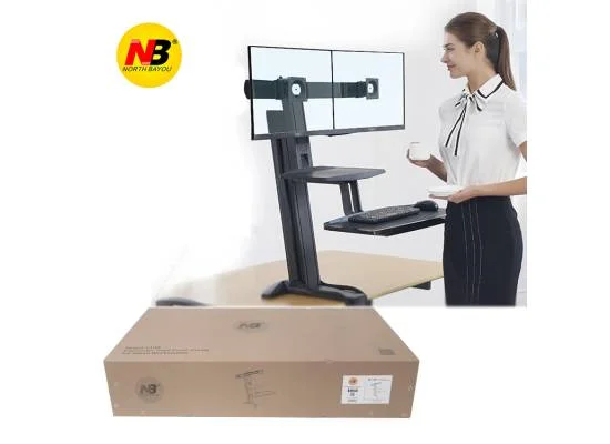 North Bayou L100 Dual LCD Monitor Desk Mount for 22-27 Inch Screens - Image 7