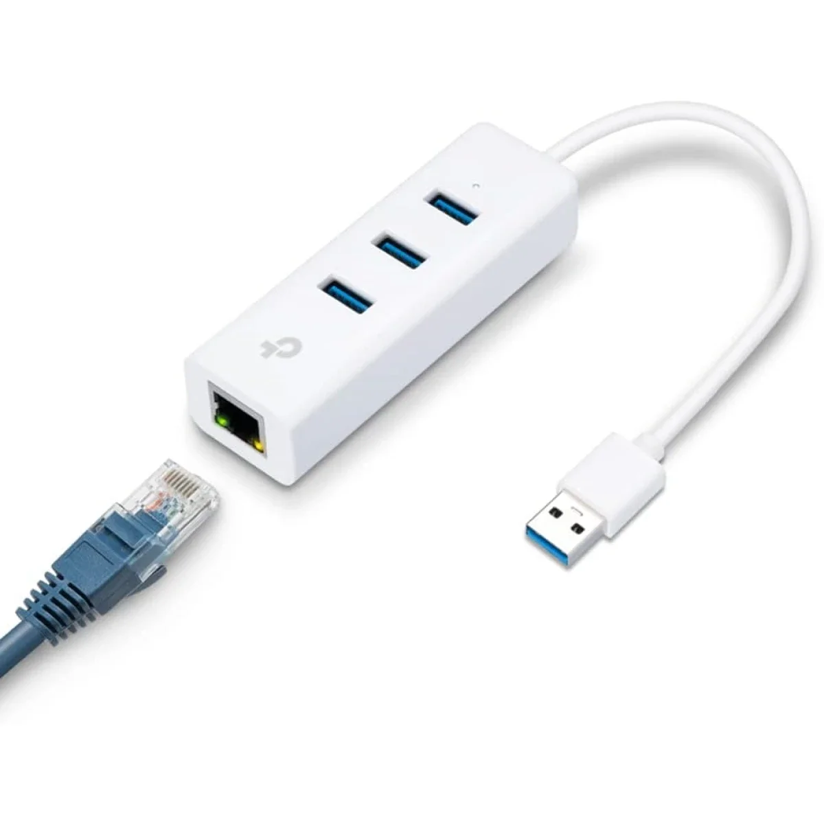 موزع USB 3.0 ثلاثي المنافذ مع محول Gigabit Ethernet TP-LINK UE330