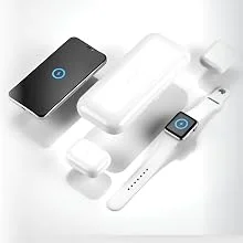 MOMAX Airbox Foldable 5-in-1 Wireless Charging Power Bank 10000mAh White - Thumbnail 17