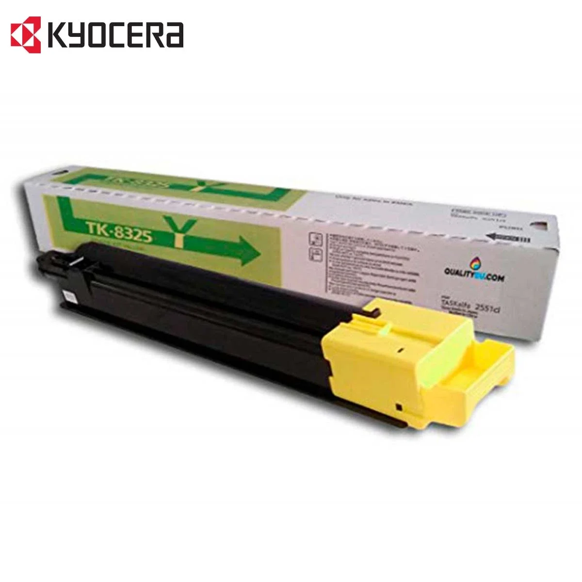 Kyocera TK8325Y Yellow Original Toner for TASKalfa 2551ci, 12,000 Pages
