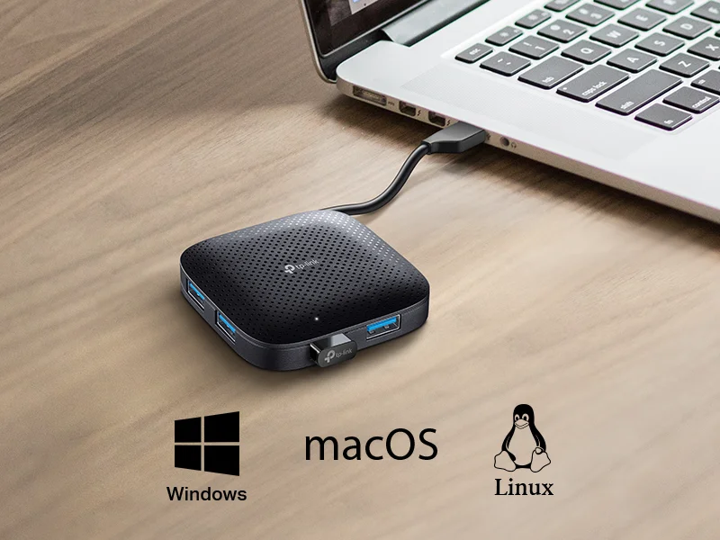 TP-LINK UH400 4-Port USB 3.0 Hub with Foldable Cable - Image 9