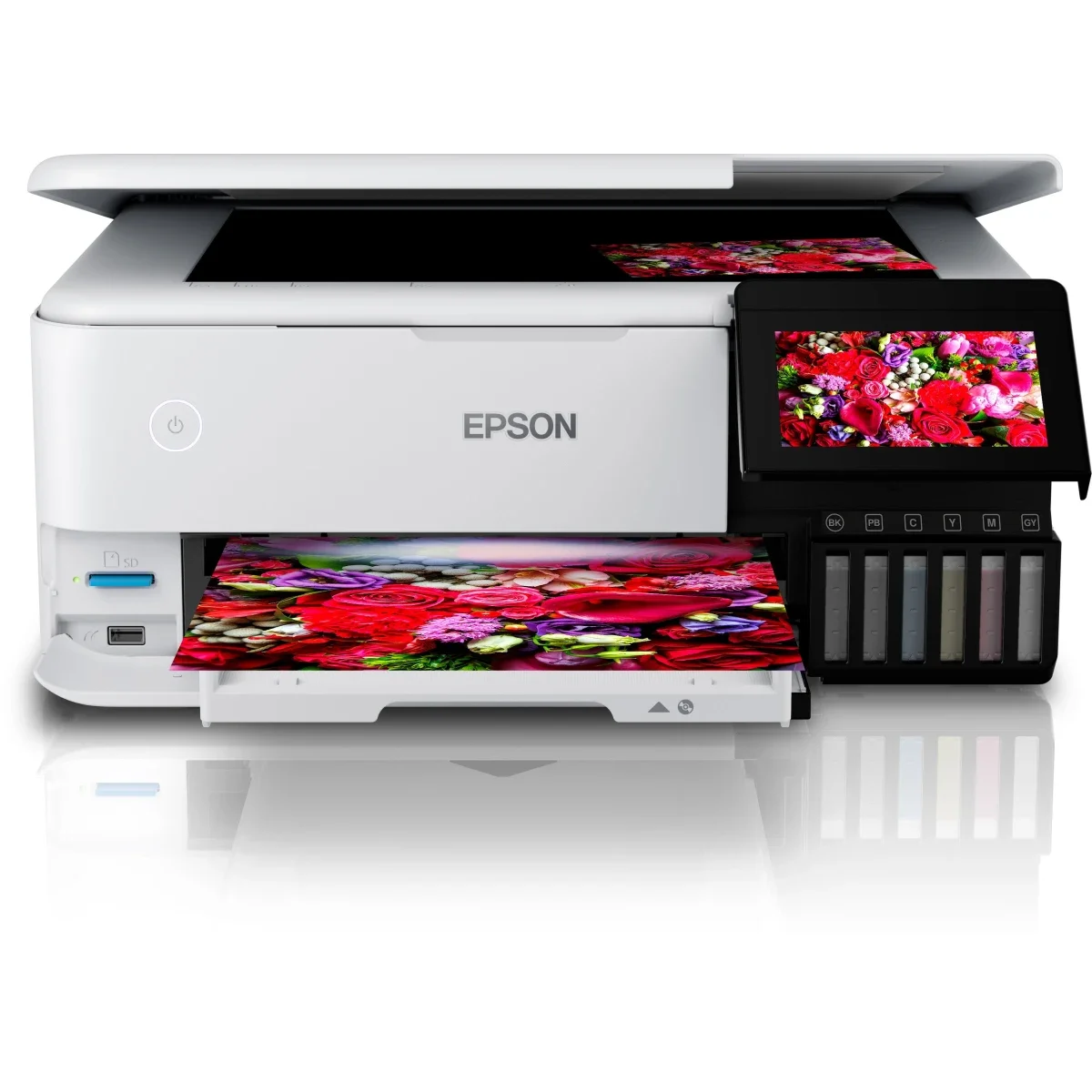 EPSON EcoTank L8160 3-in-1 A4 Photo Inkjet Printer 16 PPM Wi‑Fi White - Image 7