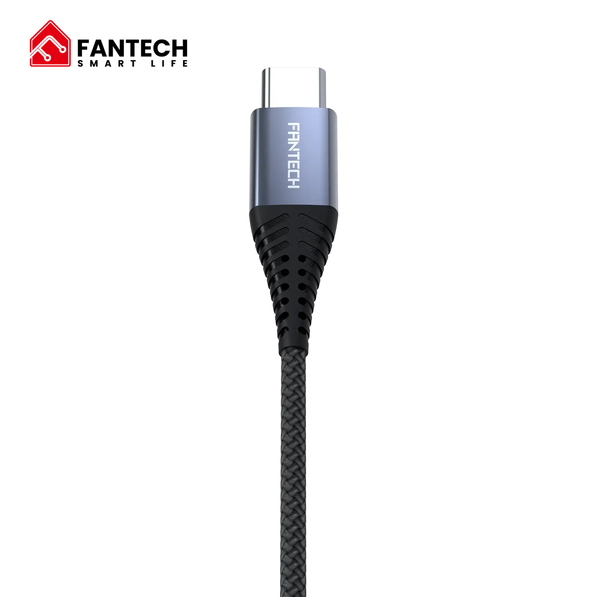 كيبل شحن ونقل بيانات Fantech DL4CC DuraLink سريع USB-C إلى USB-C بقدرة 60W - Thumbnail 2