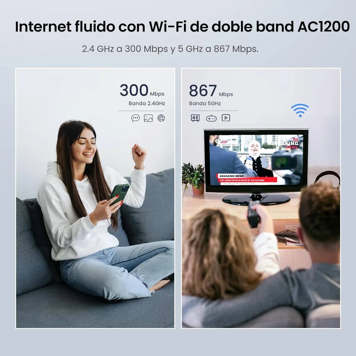 راوتر لاسلكي Tenda AC8 v6.0 جيجابت ثنائي النطاق AC1200 بسرعة 1167Mbps ومعالج 1GHz - Image 7