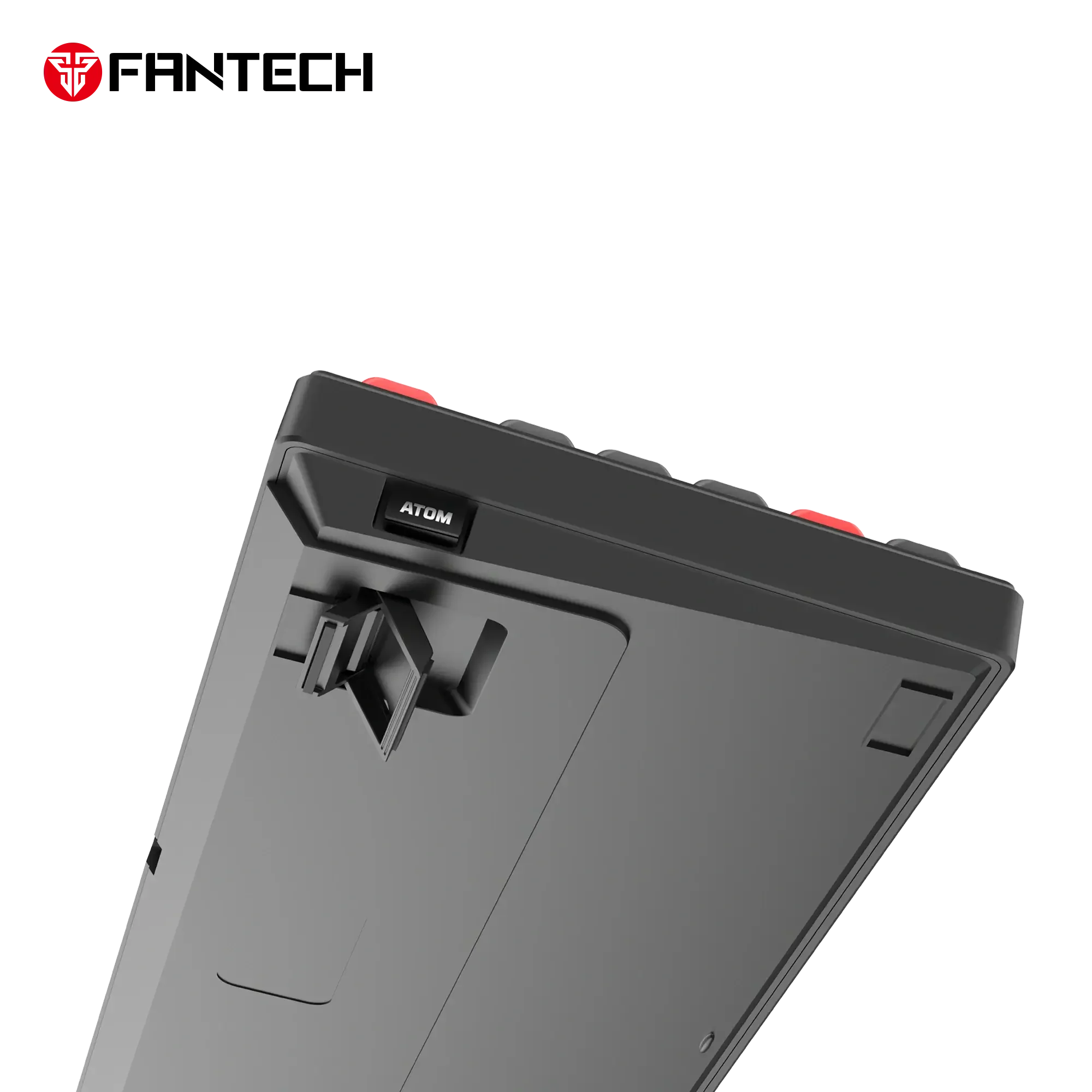 كيبورد ألعاب ميكانيكي لاسلكي مع 13 وضع إضاءة Fantech MK917 Atom - أبيض - Image 4