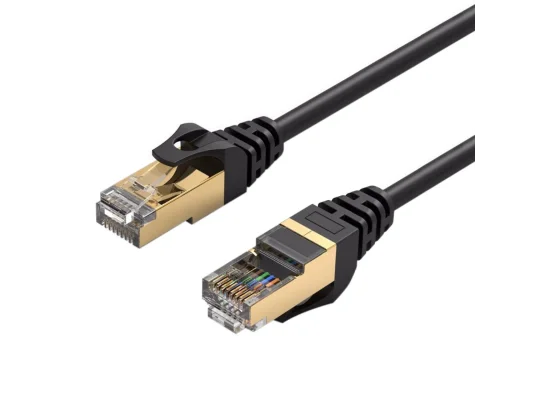 كيبل إيثرنت Glink Cat7 باتش SFTP بسرعة 10 جيجابت 600 ميجاهرتز 26AWG نحاس PVC أسود 10 متر - Thumbnail 3