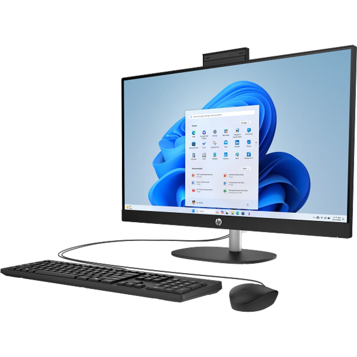 HP 27-cr2048ne D2LL2EA All-in-One Desktop PC, 27" FHD IPS, Core Ultra 7 255U, 8GB RAM, 512GB SSD - Image 9