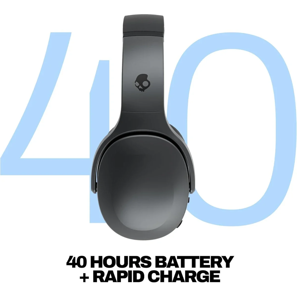 Skullcandy Crusher 540 Active Wireless Bluetooth Over-Ear Headphones, Coal - Thumbnail 3