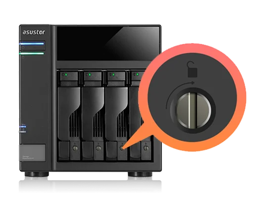 وحدة توسعة NAS Asustor AS6004U بأربع فتحات USB 3.0 تاور - Image 5