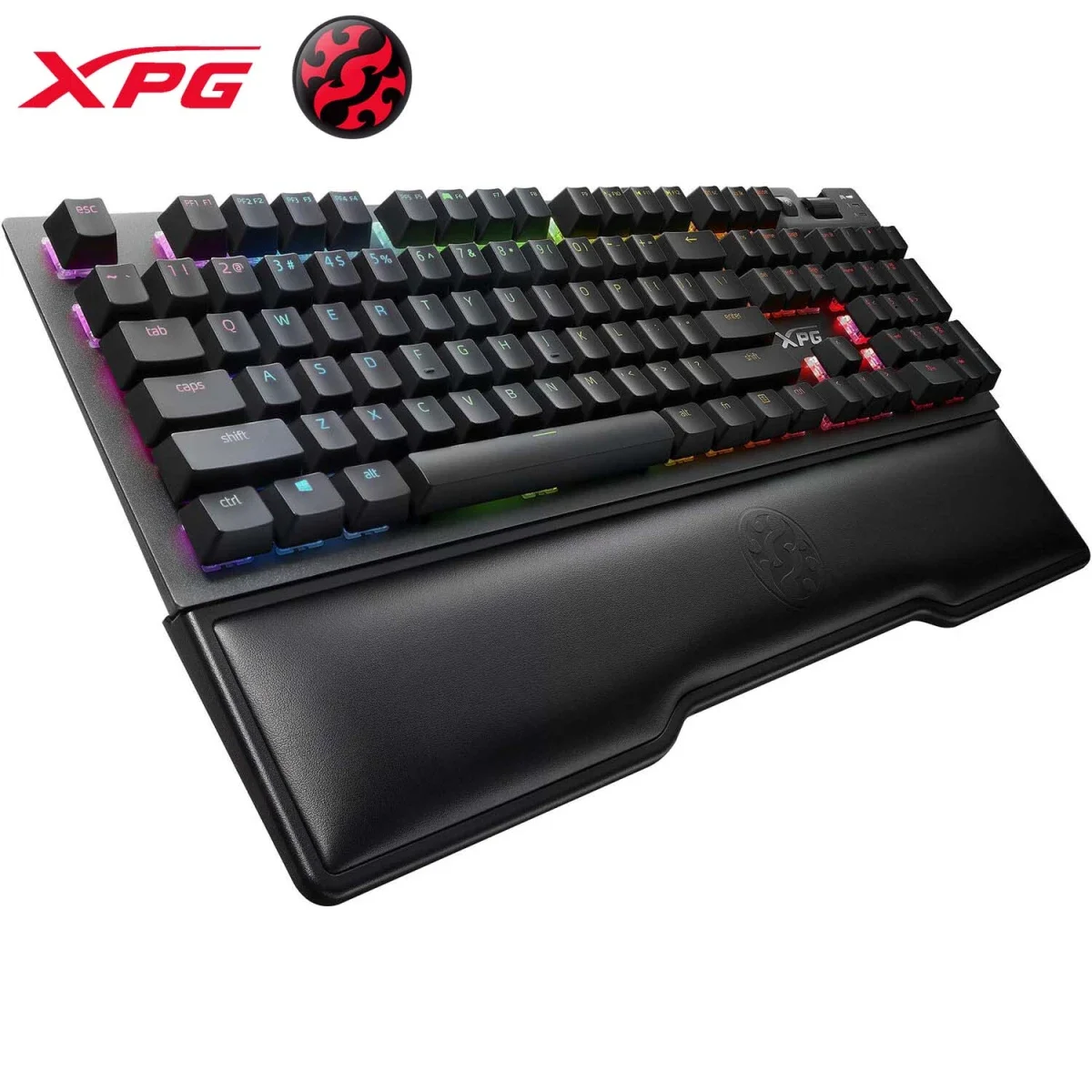 كيبورد ألعاب ميكانيكي XPG SUMMONER بإضاءة RGB وسويتشات حمراء