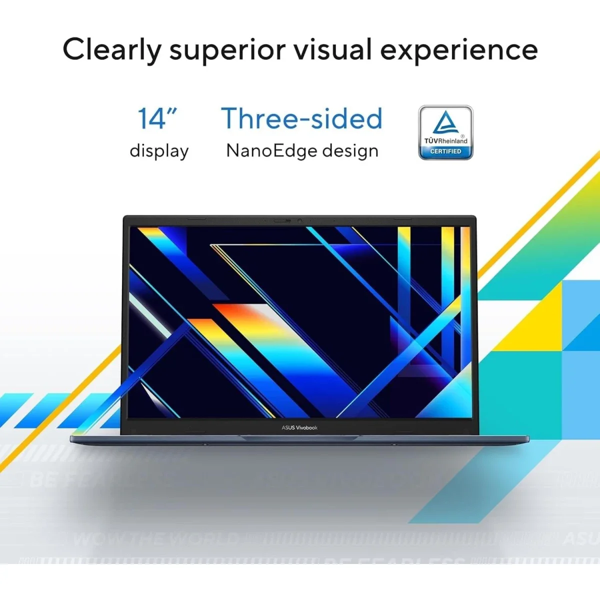 Asus Vivobook 14 X1404VA Laptop 14.0-inch FHD Intel Core i7-1355U 12GB RAM 512GB SSD Silver - Image 2