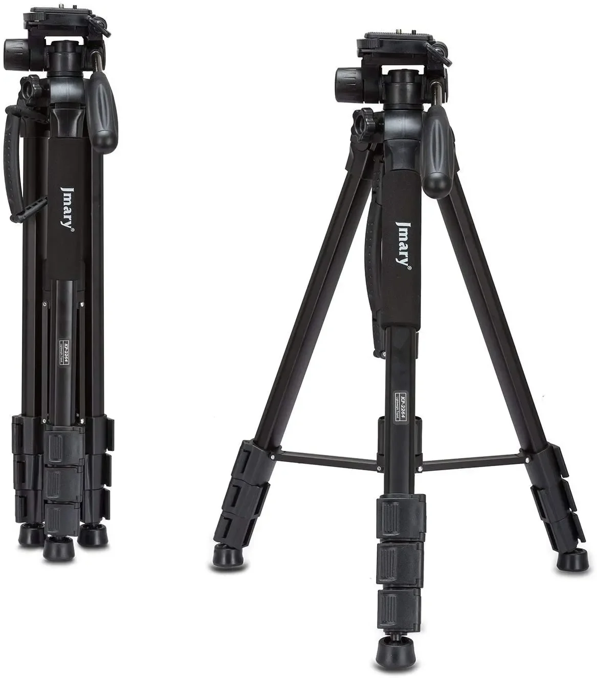 حامل ثلاثي احترافي Jmary KP-2234 من الألومنيوم 140M لكاميرات DSLR وGoPro والهواتف المحمولة - أسود - Image 17