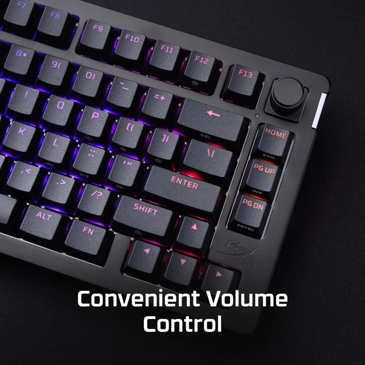 لوحة مفاتيح ألعاب ميكانيكية HyperX Alloy Rise 75 قابلة للتخصيص والتبديل السريع - Thumbnail 6