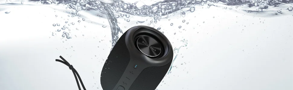 Creative MUVO Play Portable Bluetooth 5.0 Speaker, IPX7 Waterproof, Blue - Thumbnail 7
