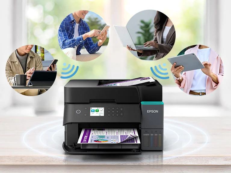 EPSON EcoTank L6370 A4 Wi-Fi Duplex All-in-One Ink Tank Printer, Heat-Free Technology, Up to 8,500-Page Ink Yield for Small & Mid-Sized Businesses - Image 19