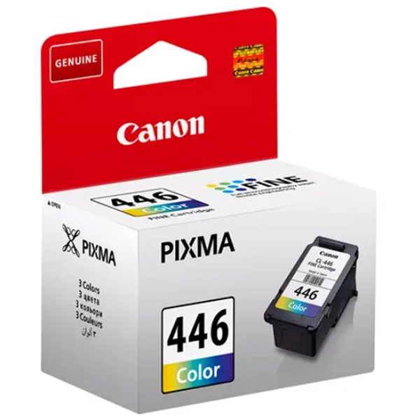 علبة حبر ملونة Canon CL-446 ‏C وM وY - Thumbnail 3