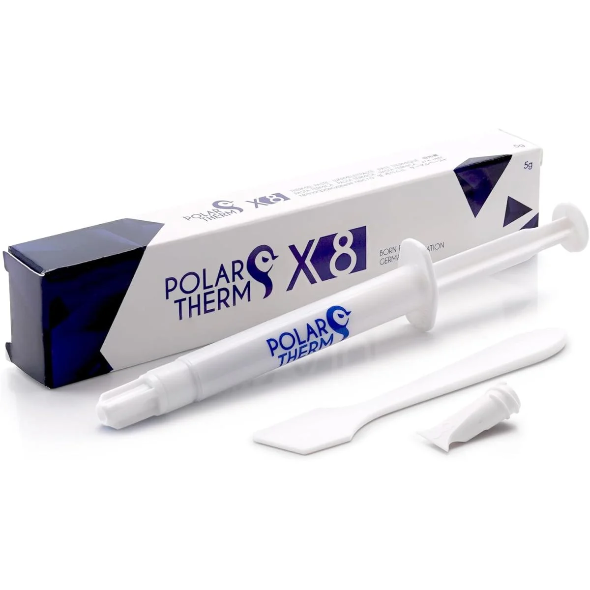 معجون حراري Thermal Grizzly Polartherm X8 بوزن 5 غ للمعالج وكرت الشاشة غير موصل للكهرباء