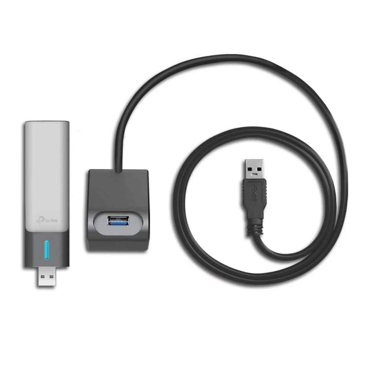 جهاز هوائي لاسلكي للشبك على الانترنت يركب على TP-LINK Archer TX50UH AX3000 - USB بسرعة 3000Mbps مزدوج النطاق - أسود - Image 3