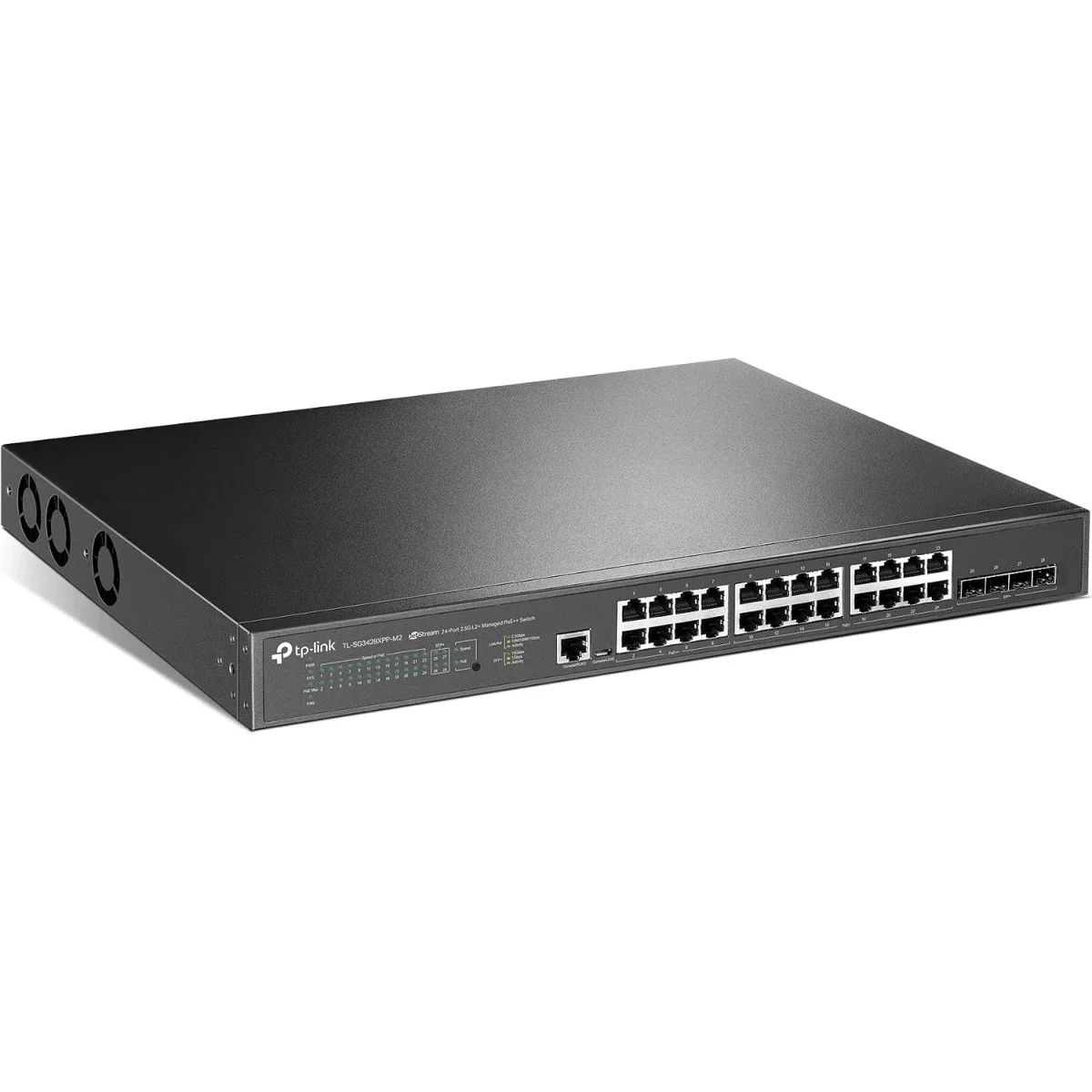 سويتش مُدار TP-LINK Omada SG3428XPP-M2 V2 مزود بـ 24 منفذ 2.5G PoE++ و4 منافذ 10G SFP+ - Thumbnail 2
