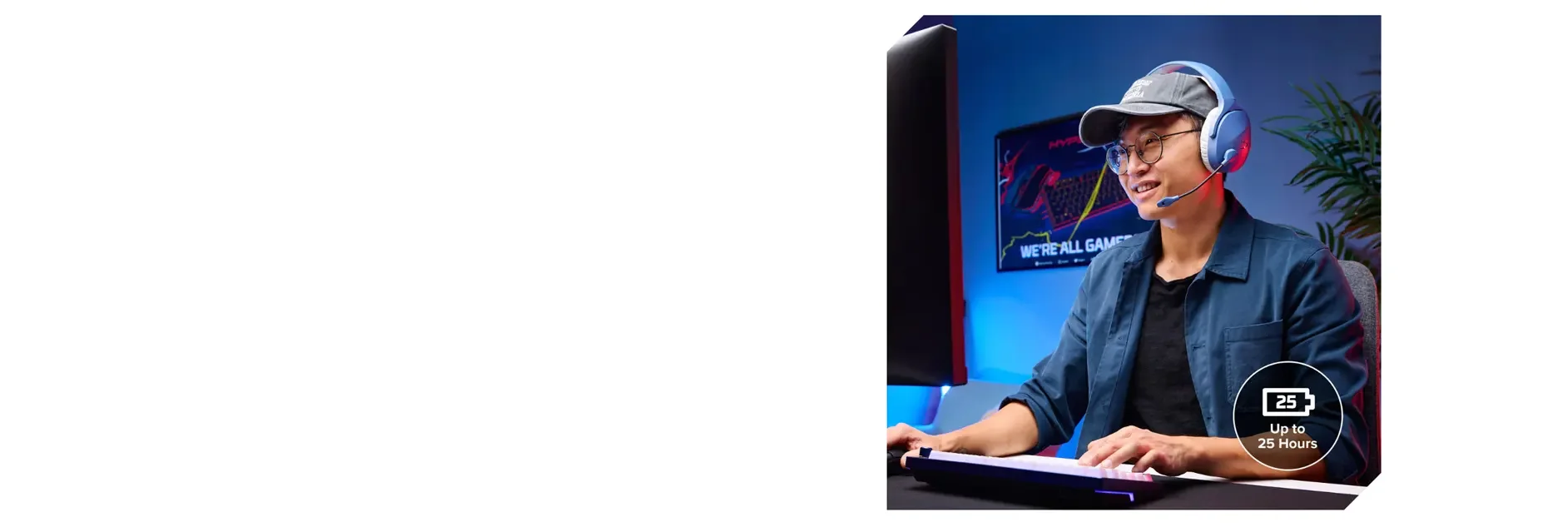 سماعة ألعاب Hyper X Cloud Jet لاسلكية - أسود (AJ0T1AA) - Image 7