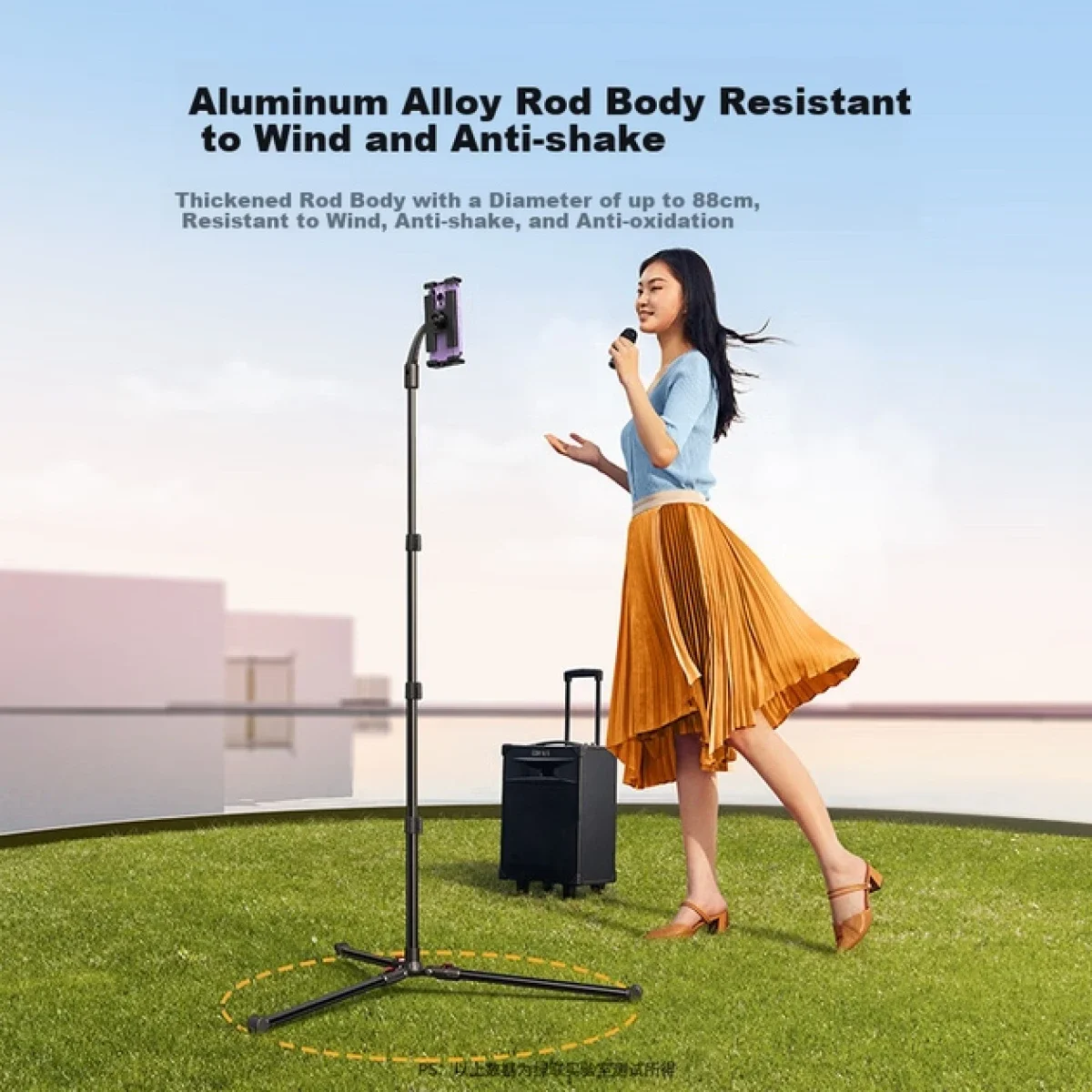 Ugreen 15645 Floor Tablet Tripod Stand with Reverse-Folding Design - Image 9