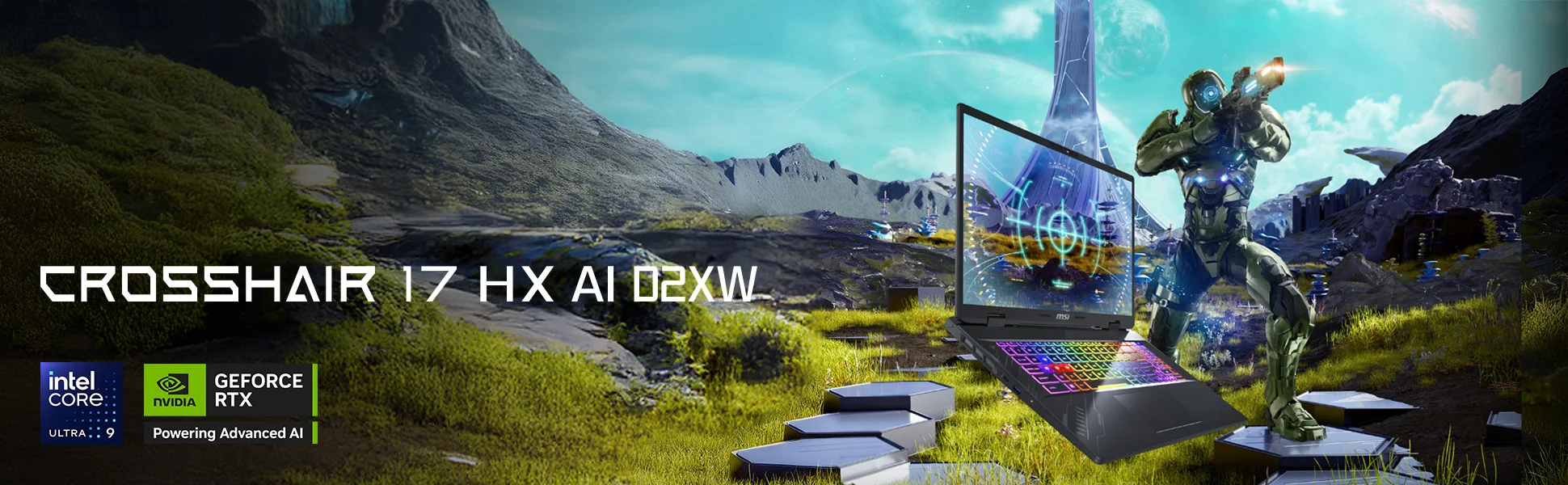 MSI Crosshair 17 HX AI (2025) D2XWGKG Gaming Laptop 17.0-inch 2.5K 240Hz Core Ultra 9 275HX RTX 5070 - Thumbnail 6