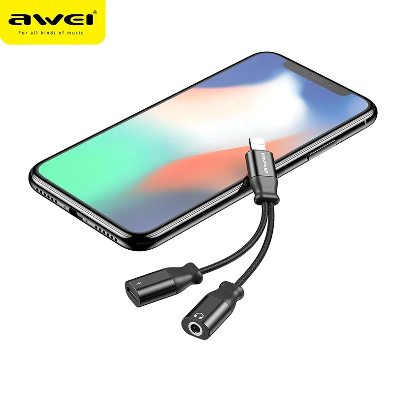 محول سماعات Awei CL-73 من Lightning إلى AUX 3.5 مم للآيفون - Image 13