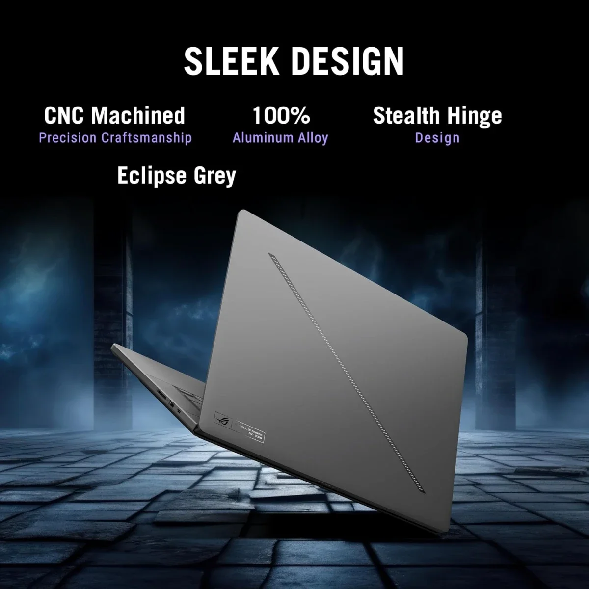 Asus ROG Zephyrus G16 (2025) GU605CX-QR101 16-inch 2.5K 240Hz OLED Gaming Laptop, Intel Core Ultra 9 285H, RTX 5090, 64GB RAM, 1TB SSD, Platinum White - Image 3