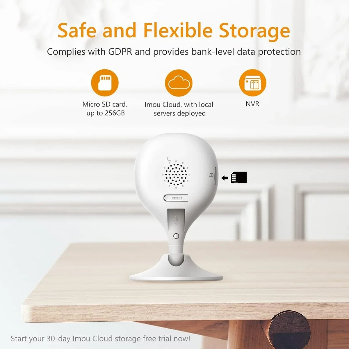 IMOU Cue 2C 1080p Wi-Fi Indoor Security Camera with Night Vision - Thumbnail 6